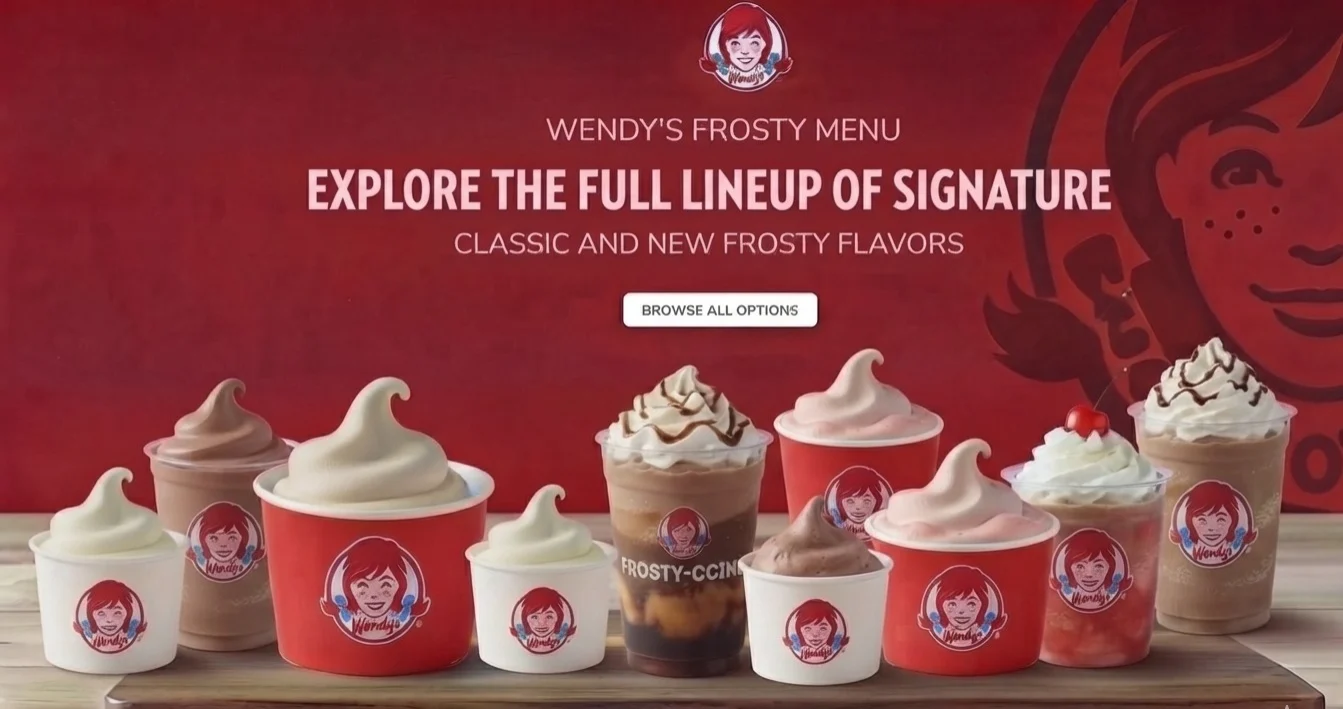 Wendy's Frosty Menu 1 Wendy's Frosty Menu