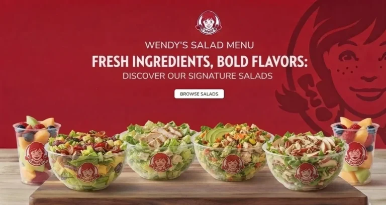 Wendy's Salad Menu
