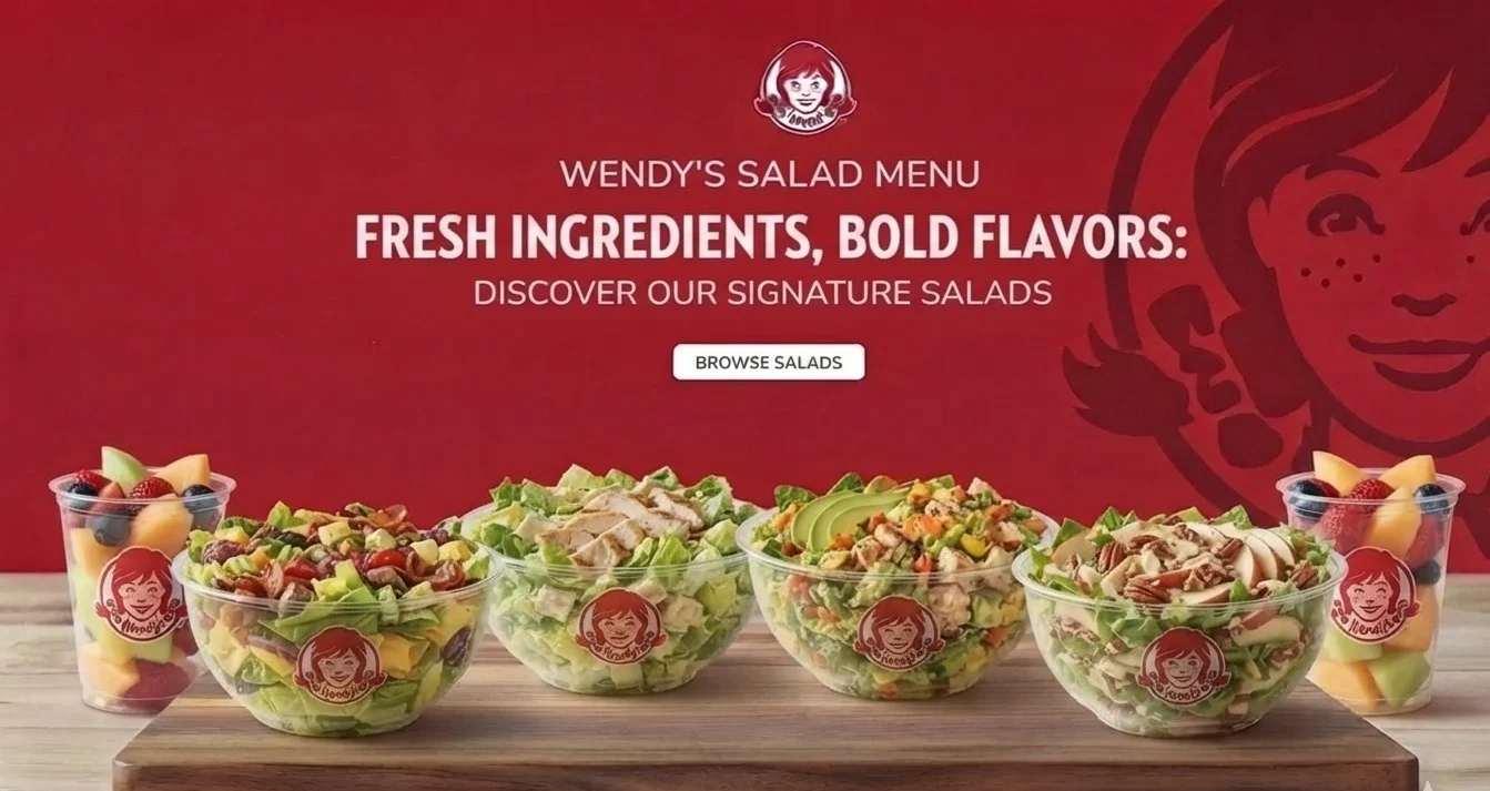Wendy's Salad Menu 1 Wendy's Salad Menu