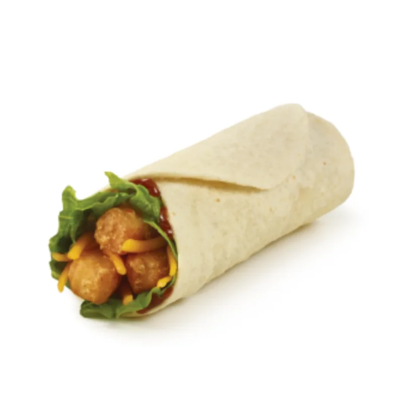 BBQ Wrap, Halloumi Fries