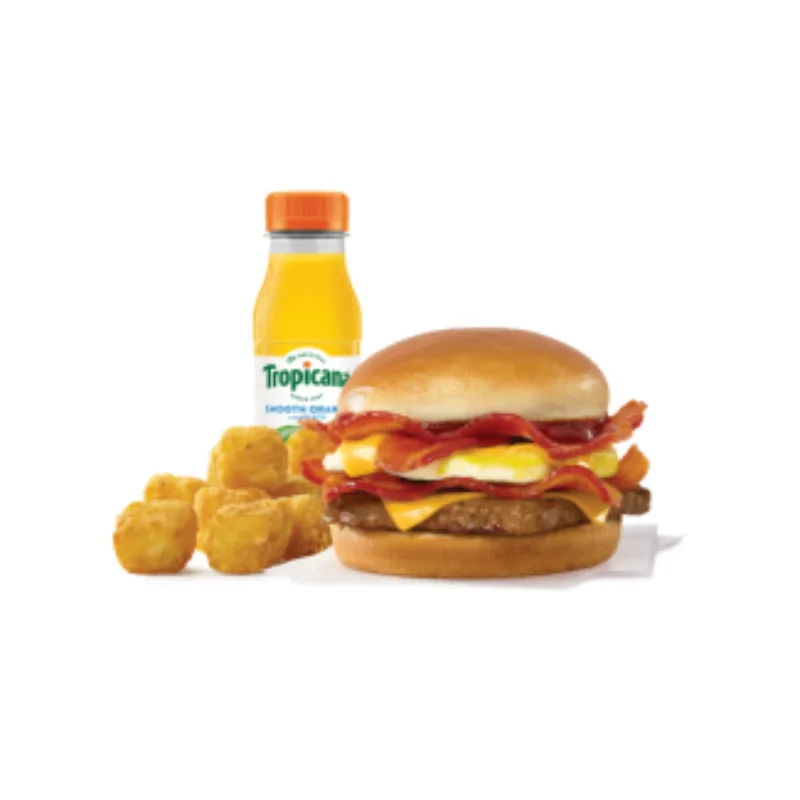 Breakfast Baconator Combo, Heinz Ketchup