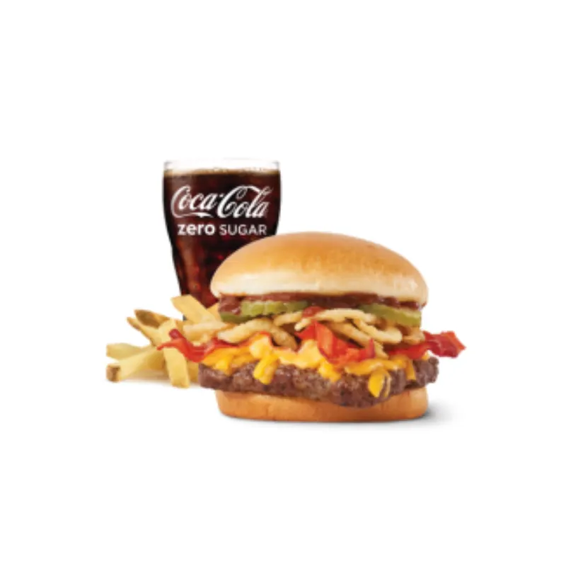 BBQ Bacon Melt Cheeseburger Single Combo