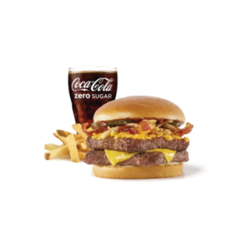 BBQ Bacon Melt Cheeseburger Double Combo
