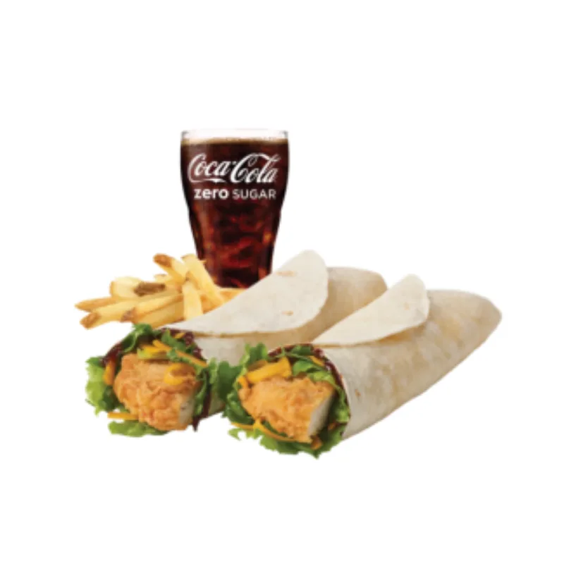 BBQ Chicken Wrap Combo