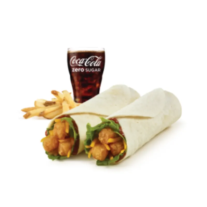 BBQ Wrap Combo, Halloumi Fries